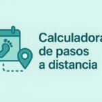 Calculadora de pasos a distancia